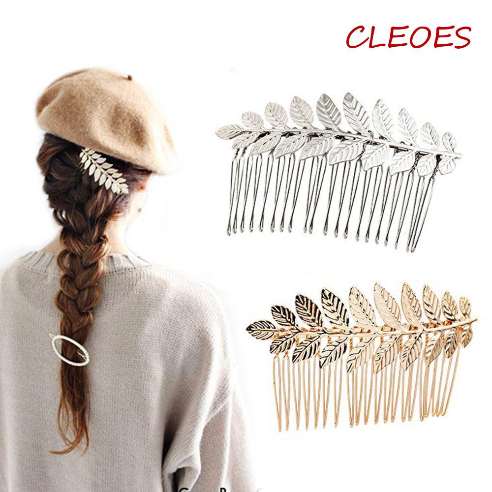 Lược Cài Tóc Hình Chiếc Lá Xinh Xắn Dành Cho Cô Dâu