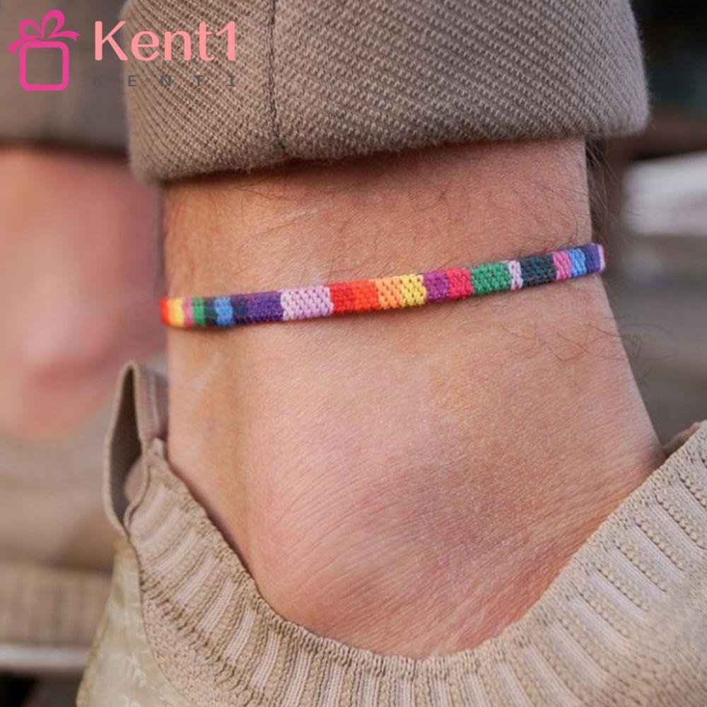 Vòng Đeo Tay Cầu Vồng Bện Dây Ket1 Thời Trang