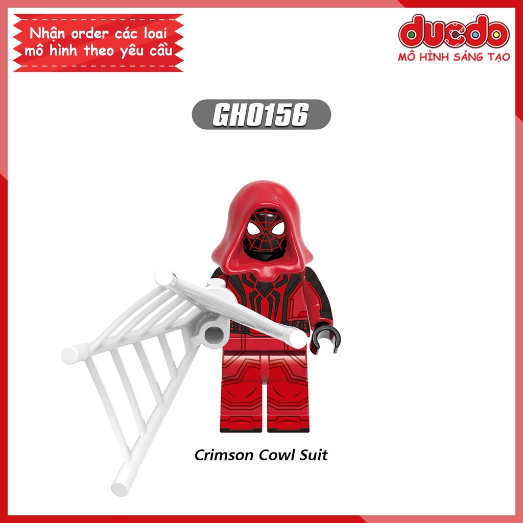 Minifigures các nhân vật Người nhện Spider Man - Đồ chơi Lắp ghép Xếp hình Mô hình Mini Iron Man XINH G0120