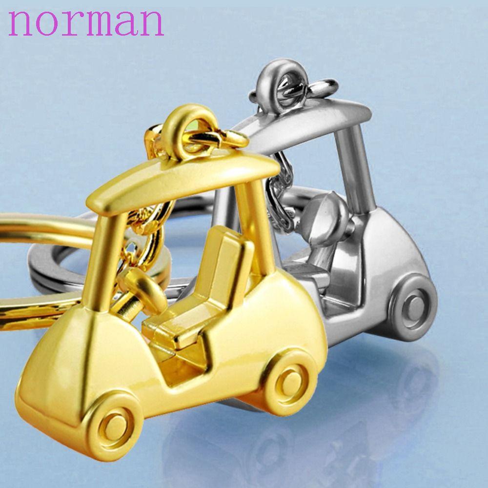 Norman Móc Khóa Hình Quả Bóng Golf Trang Trí Túi Xách Thể Thao Thủ Công