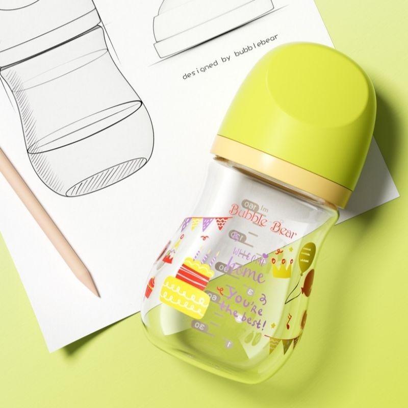 BÌNH SỮA BUBBLE BEAR THỦY TINH CHO BÉ