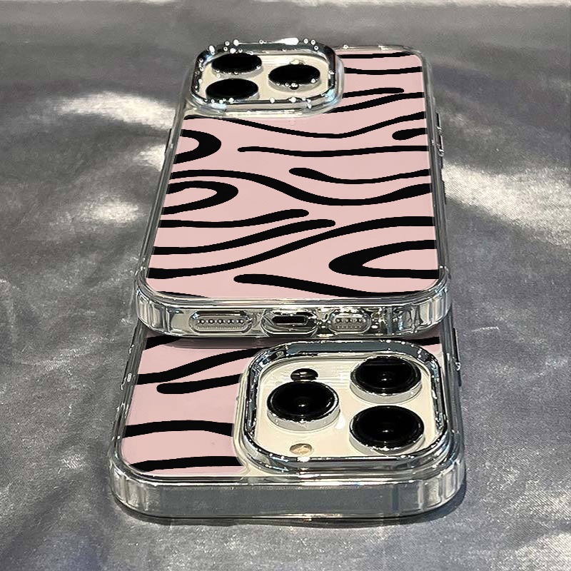 ✅Ốp Điện Thoại Mềm Chống Sốc Họa Tiết Ngựa Vằn Đơn Giản Cho iPhone 8max 7 plus 14pro13iPhone1211 Z4Z0 8max