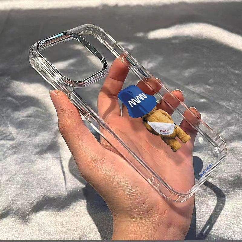 ✅Ốp Điện Thoại Mềm Chống Sốc In Hình Gấu Nhỏ Cho Iphone 7iPhone12 xs8plus max11 14pro13 I1OX