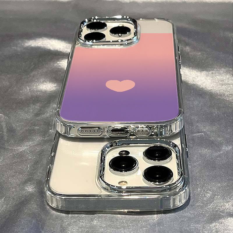 ✅Ốp Điện Thoại Mềm Chống Sốc Họa Tiết Trái Tim Cho Iphone 12 13 14 Pro 11 Max 87 Xw1