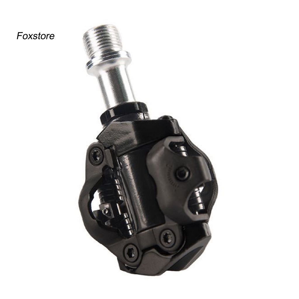 1 Cặp Bàn Đạp Xe Đạp Bằng Hợp Kim Nhôm Tự Khóa Chất Lượng Cao