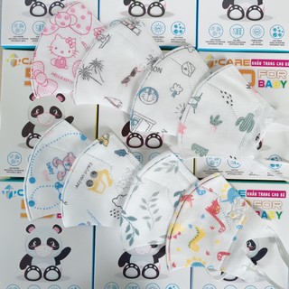 Hộp 10 khẩu trang y tế 5d kids 3 lớp medical face mask - ttcare