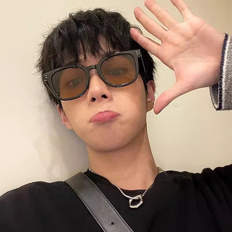 [-0°~-400°Kính Mát Gọng Vuông Chống Tia UV Phong Cách Retro Dành Cho Nam Và Nữ