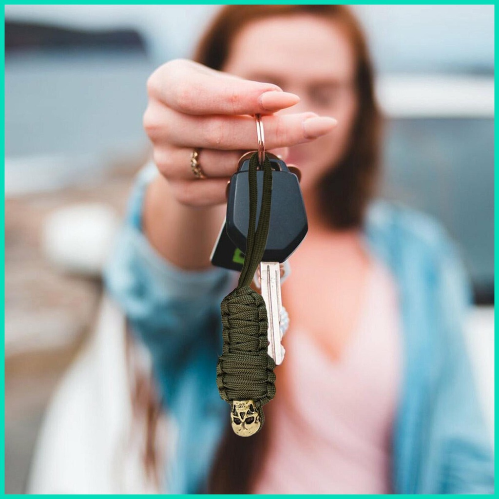 Móc Khóa Kim Loại Hình Đầu Lâu Sáng Tạo