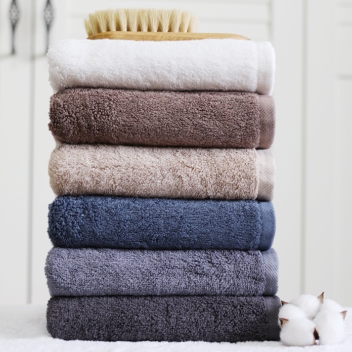 3 Cái Khăn 40x80cm 100% Cao Cấp Anoda Màu Be