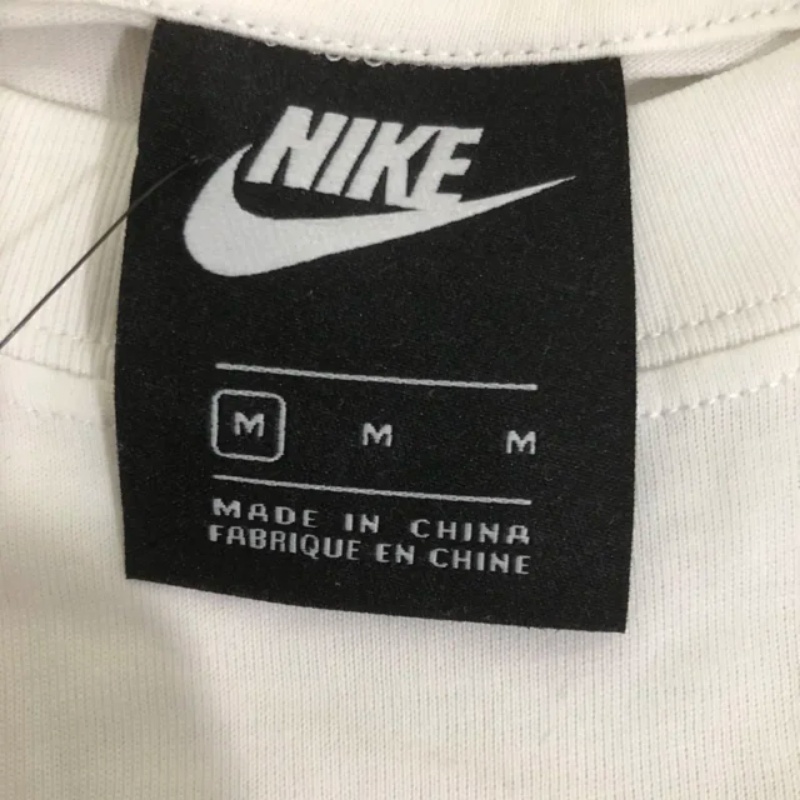 Áo Thun Nike 100% Cotton Tay Lửng Thêu Logo Đơn Giản Dành Cho Nữ