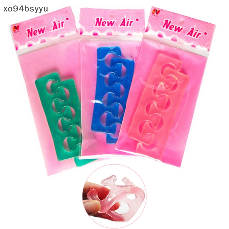 1 Cặp Dụng Cụ Tách Ngón Chân Bằng Silicon Mềm xo94bsyyu