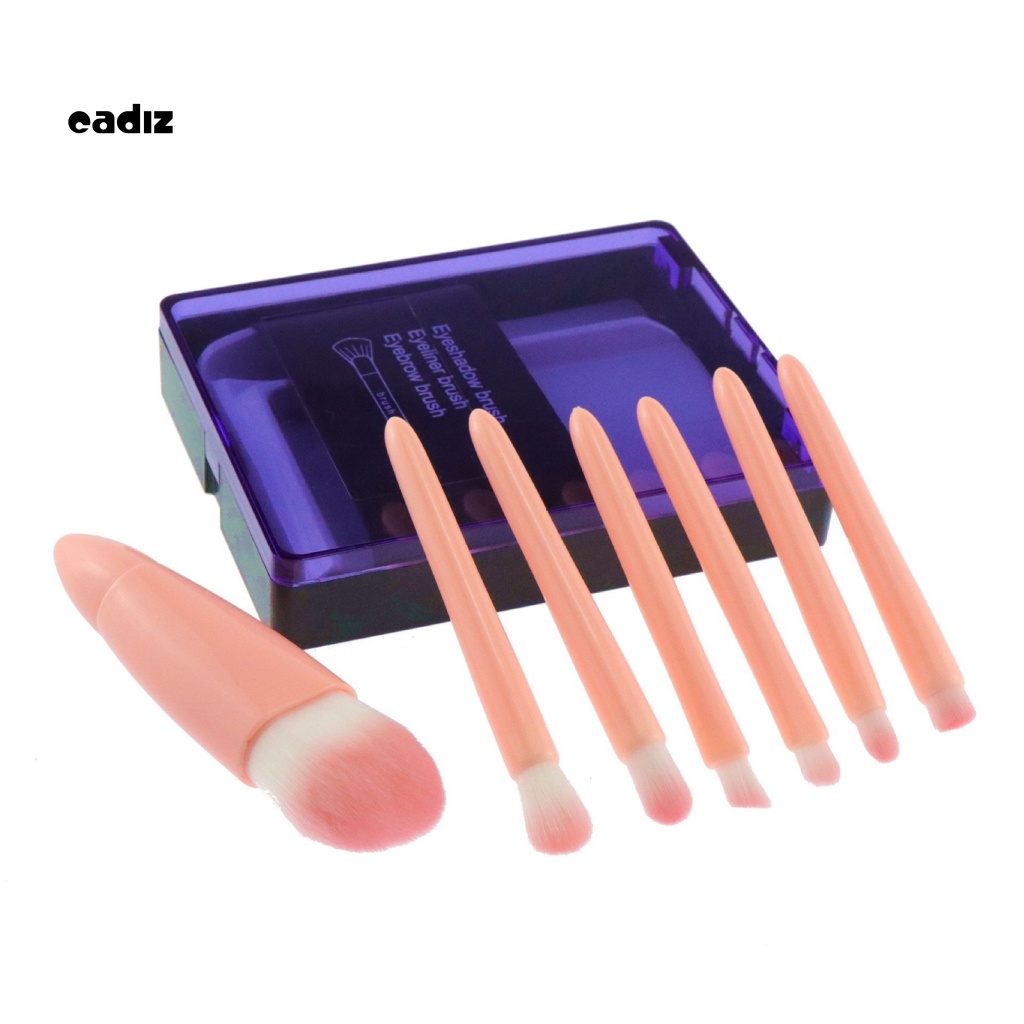 Bộ 7 Cọ Trang Điểm Mềm Mại Có Thể Tái Sử Dụng Cho Salon Làm Đẹp