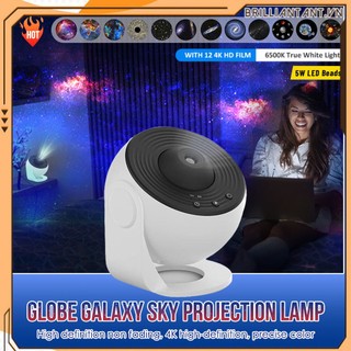 12 In 1 Led Galaxy Projector Night Light Home Projector Planetarium Star Projector Lamp 360° Rotate Room Decor Gifts Adjustable Planetarium Night Sky Light Projector For Kids bri