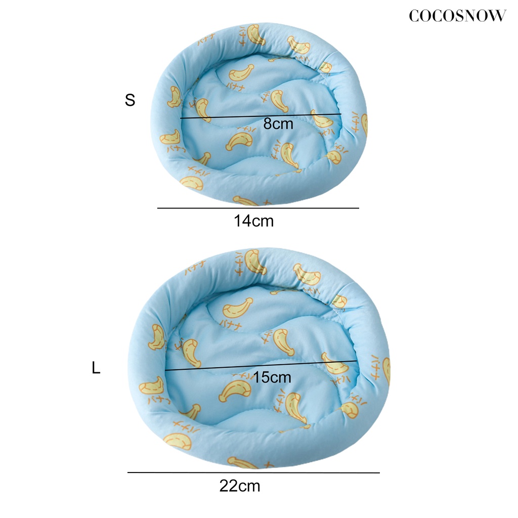 Đệm Nằm Vải Lụa Lạnh Mát Mẻ Thoải Mái Mùa Hè Cho Chuột Hamster / Thỏ / Nhím / Sóc