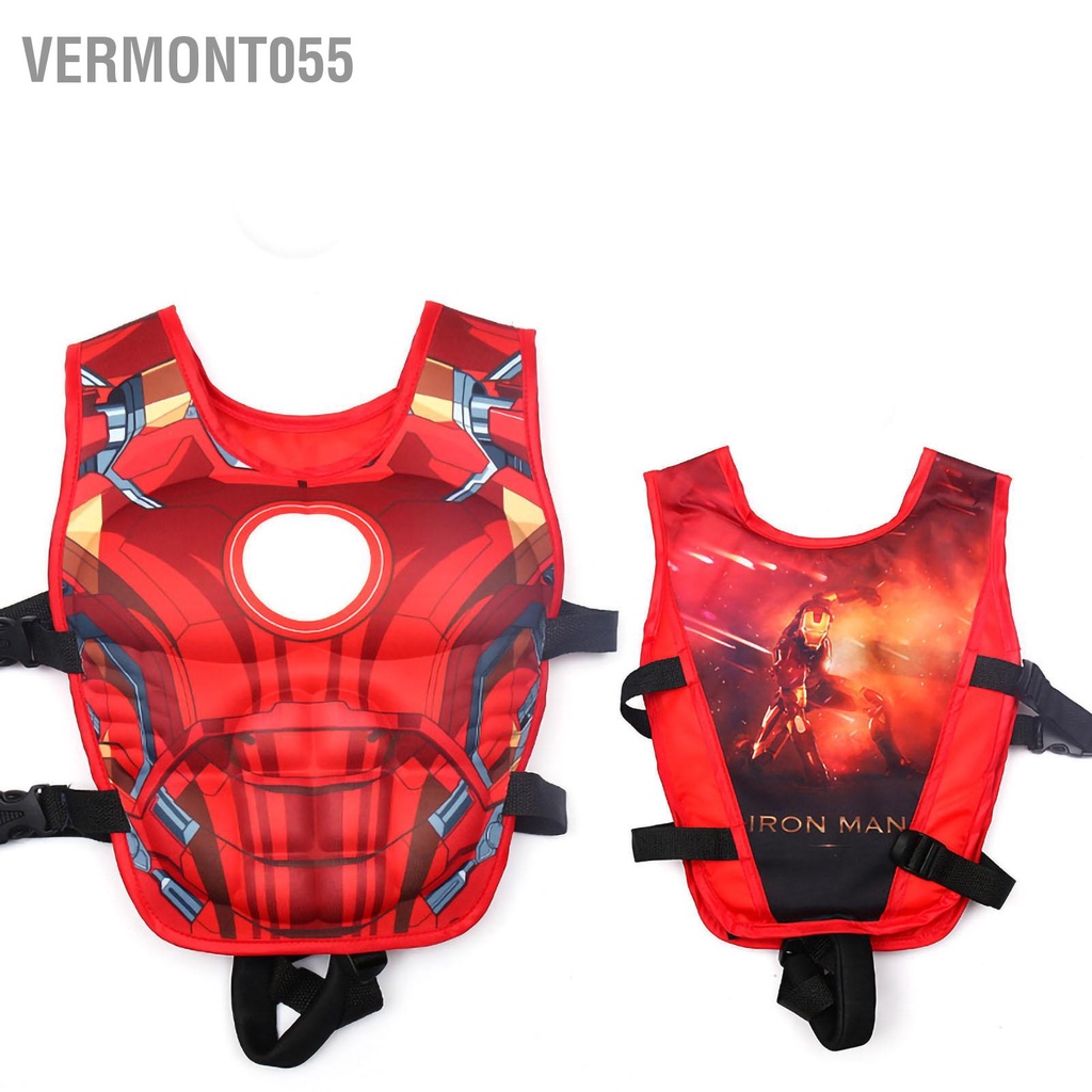Vermont055 Trẻ Em Áo Phao Vải Chống Thấm Nước Không Tay Cơ Hình Vòng Eo Có Thể Điều Chỉnh Nổi Trôi Chèo Thuyền
