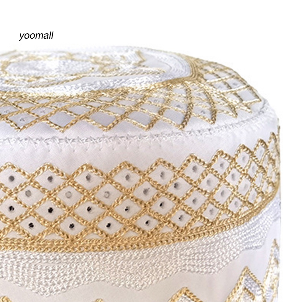 Mũ Lưỡi Trai Phẳng Thêu Họa Tiết Kẻ Sọc Phong Cách Retro Tinh Tế Cho Nam