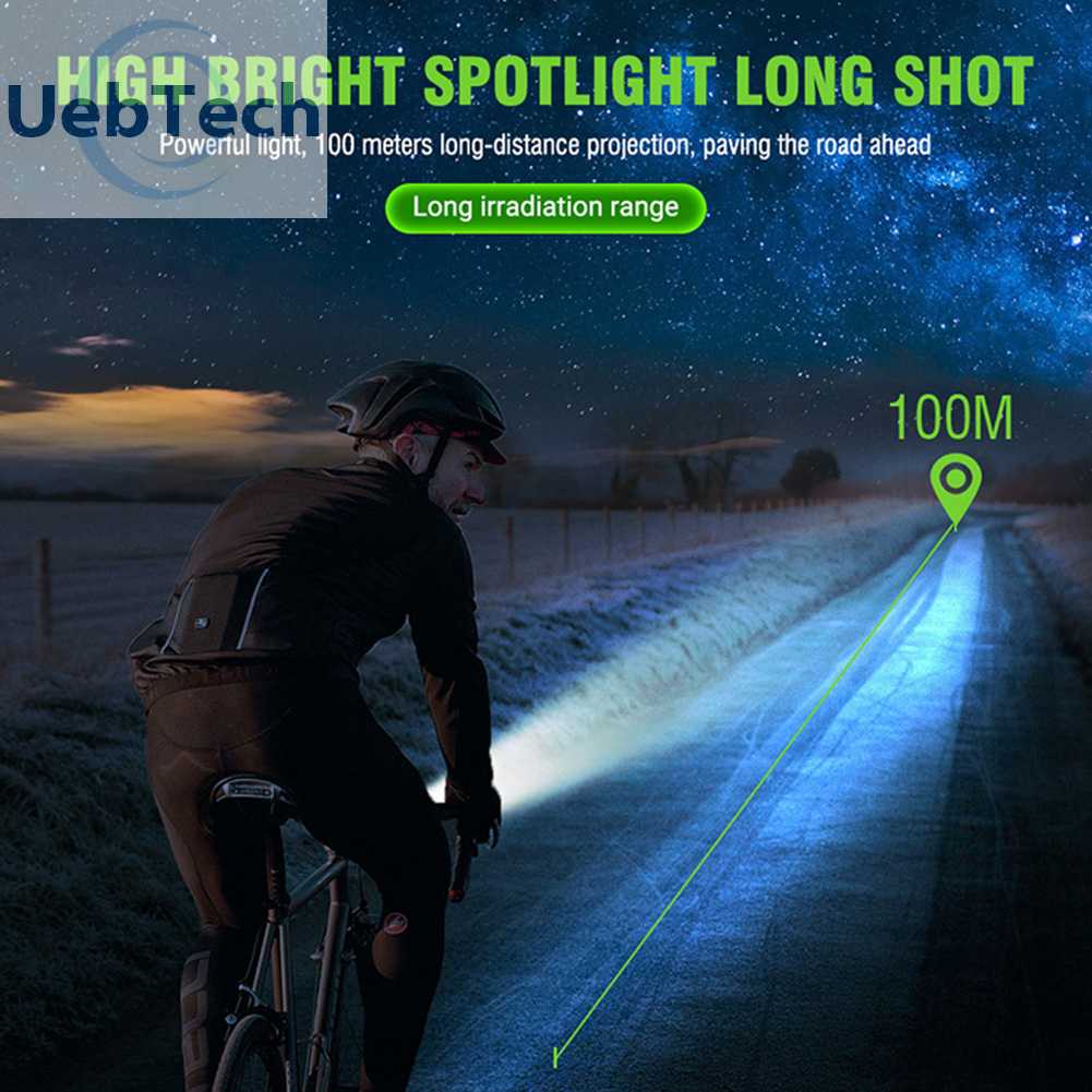 Đèn Pha 10LED 3000LM Cho Xe Đạp