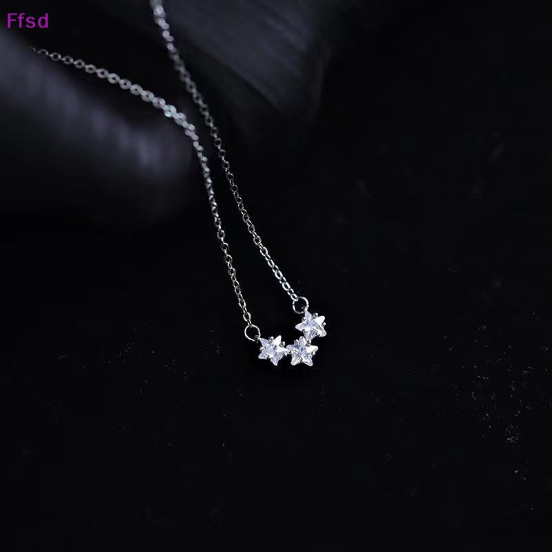 {Ffsd} Vòng cổ Mặt Ngôi Sao Lấp Lánh Dễ Thương Phong Cách Hàn Quốc Tinh Tế Làm Quà Tặng Sinh Nhật Cho Nữ