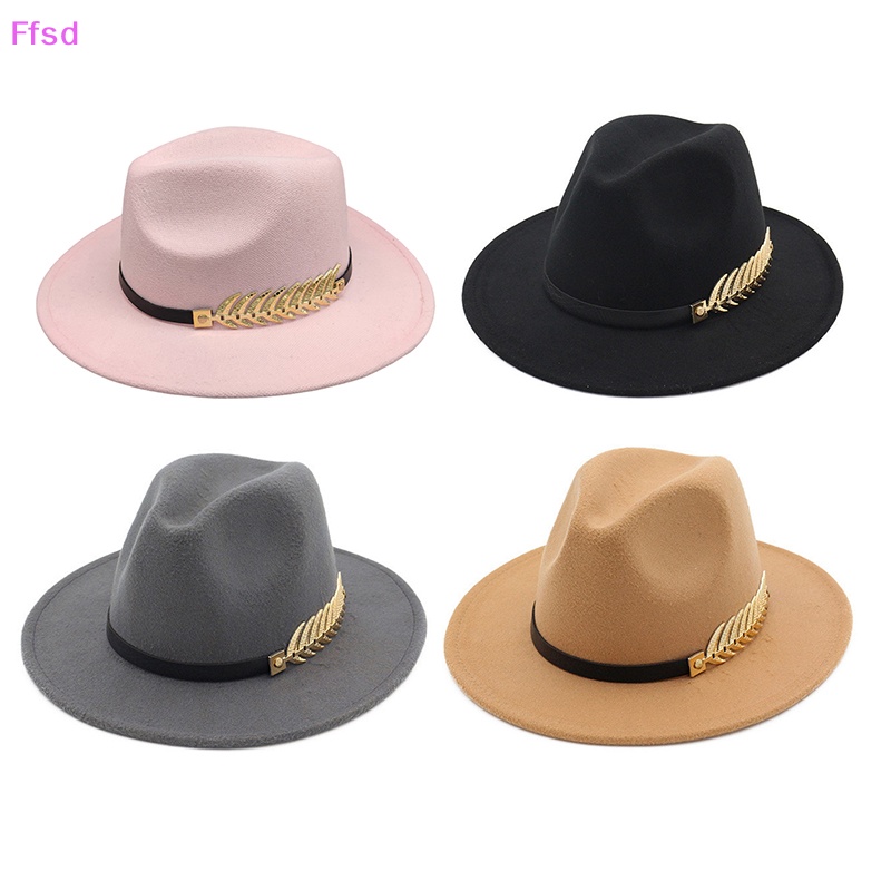 {Ffsd} Bán Chạy Mũ Fedora Len Ấm Áp Phong Cách Jazz Dành Cho Nữ