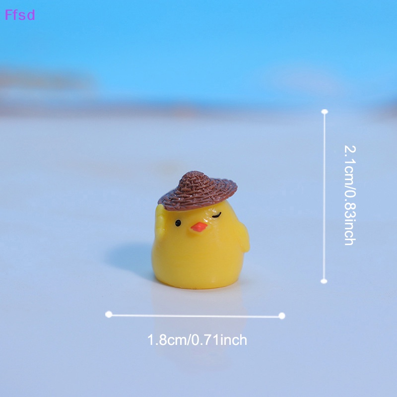 Mô Hình Gà Mini Bằng Nhựa Resin Trang Trí Tiểu Cảnh Sân Vườn