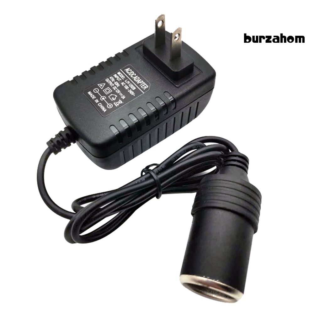 Phích Cắm Chuyển Đổi AC Sang 12V DC 110-220V Cho Xe Hơi