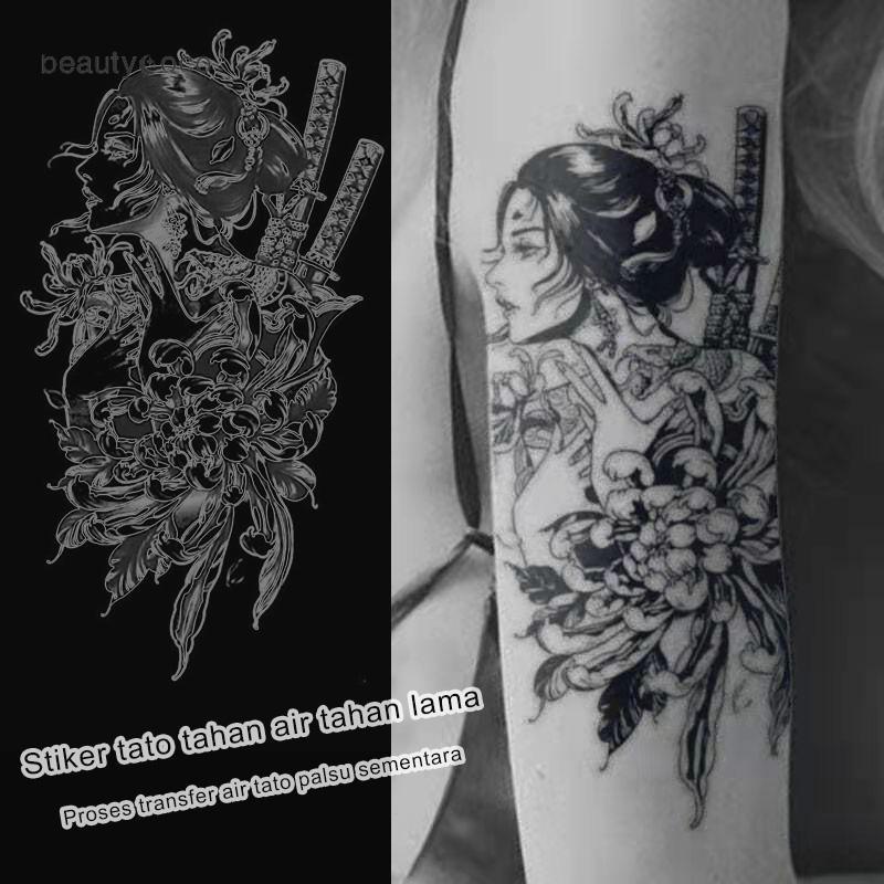 Beautycoco🍊Miếng dán hình xăm tạm thời 19CM×21CM chống thấm nước lâu trôi lên đến 2 tuần