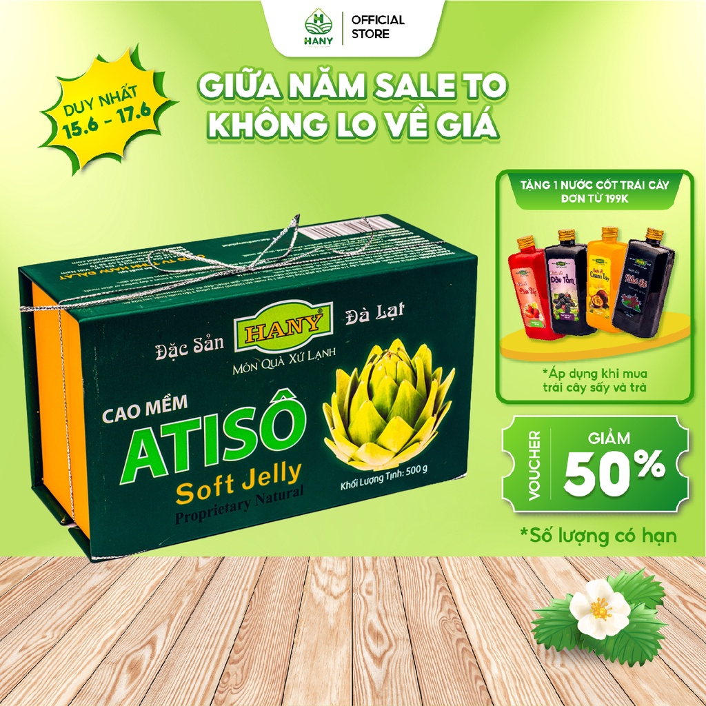 Cao mềm Atisô HANY 500g Đặc Sản Đà Lạt