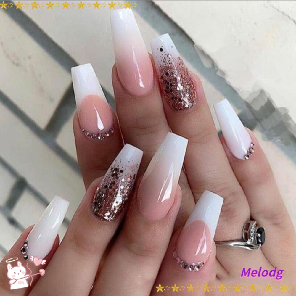 Móng Tay Giả Dạng Nhấn Che Phủ Toàn Diện