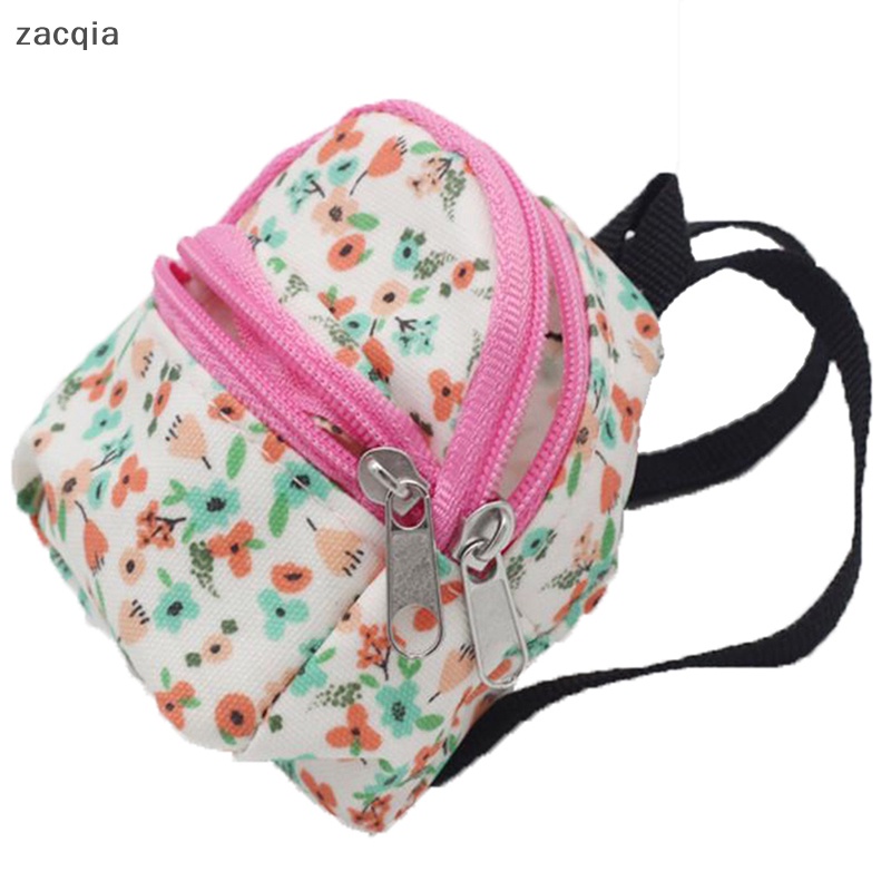 Ba Lô Đi Học Đính Hoa Xinh Xắn Cho Búp Bê Tỉ Lệ 1: 6 1: 12