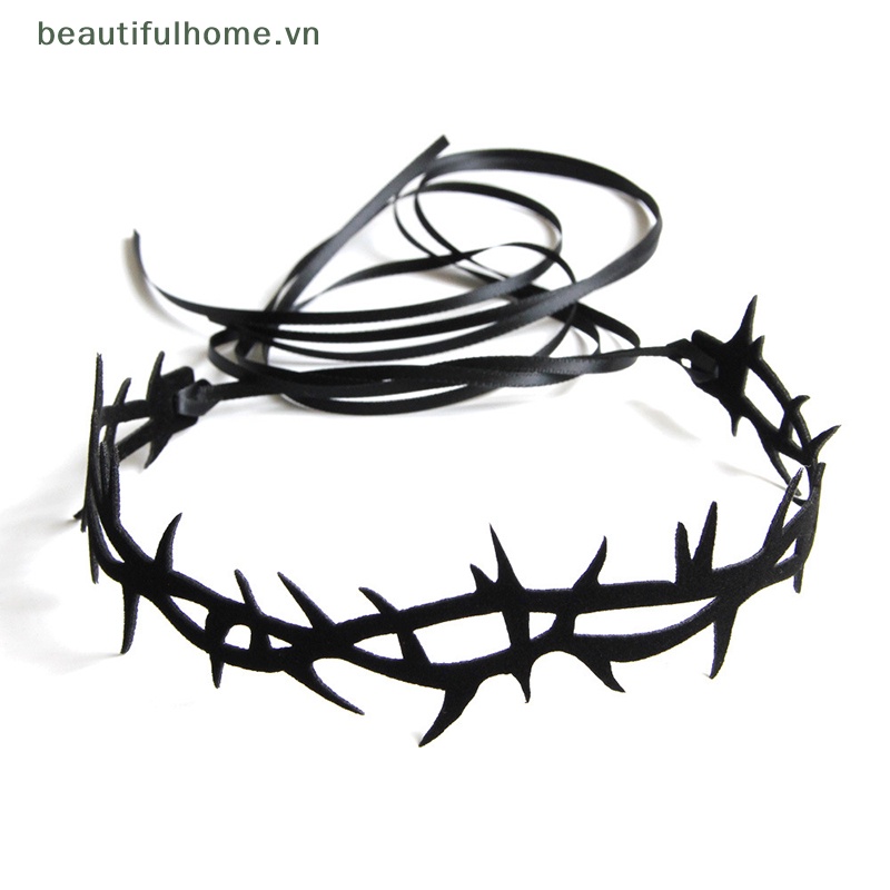 [beautifulhome] Vòng Cổ Choker Hoa Hồng Lớn Thời Trang Punk Quyến Rũ Trang Trí Tiệc Tùng [beauty]