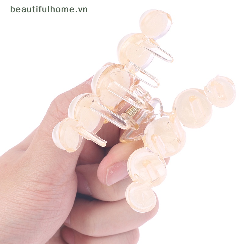 Kẹp Tóc Càng Cua Đính Ngọc Trai Kích Thước Lớn Cho Nữ