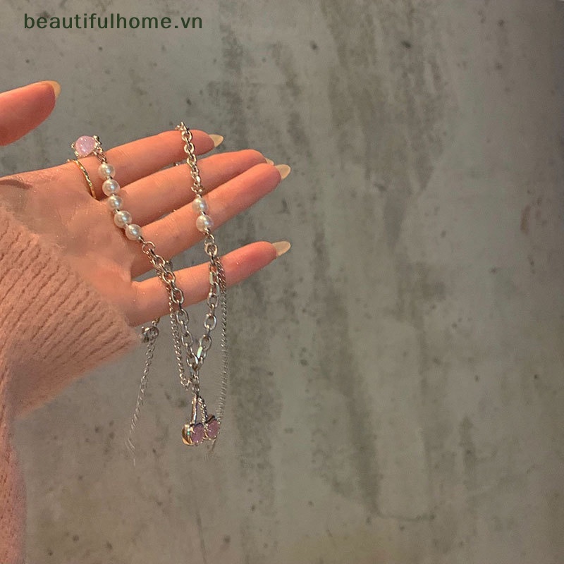 Vòng Cổ Choker Y2k Màu Bạc Lấp Lánh Thời Trang Cho Nữ