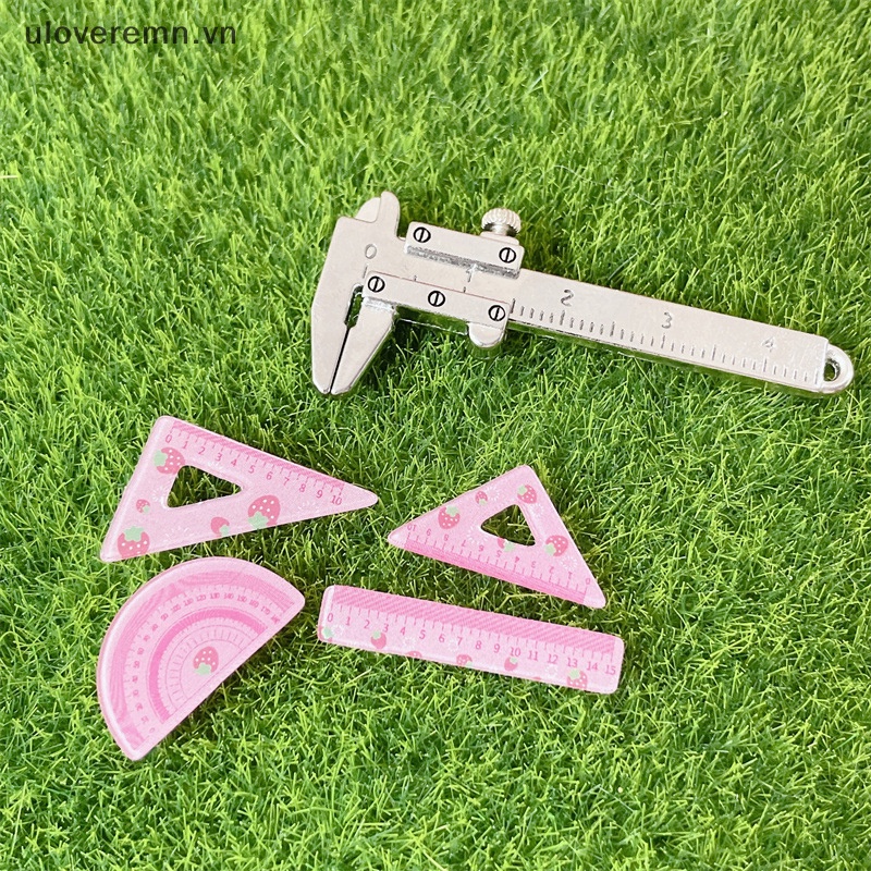 Set 5 Thước Đo Bằng Nhựa Mini Dùng Để Trang Trí Nhà Búp Bê