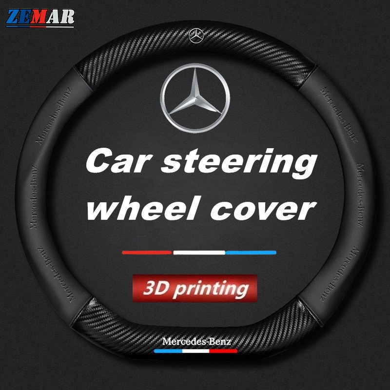 Vỏ Bọc Vô Lăng Xe Hơi Mercedes Benz EQC W207 W211 W205 W212 W204 W220 W206 W124 W213 W218 W222 3D