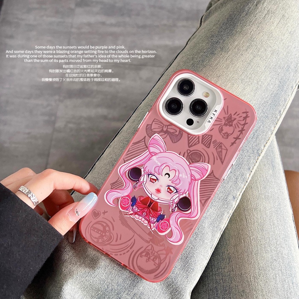 Ốp Điện Thoại tpu Silicon Mềm Trong Suốt Chống Rơi Họa Tiết Hoạt Hình Dễ Thương Cho iPhone 14 13 12 PRO MAX 14 Plus