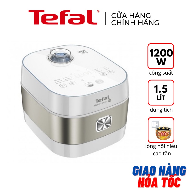 Nồi cơm điện tử cao tần IH 1.5L Tefal RK762168 1200W - Hàng chính hãng