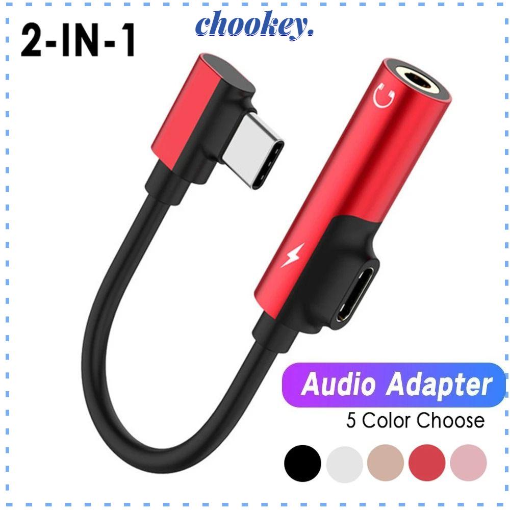 CHOOKEY Đầu Chuyển Đổi Âm Thanh Usb C DAC Sang 3.5 AUX Usb C 3.5 Tiện Lợi