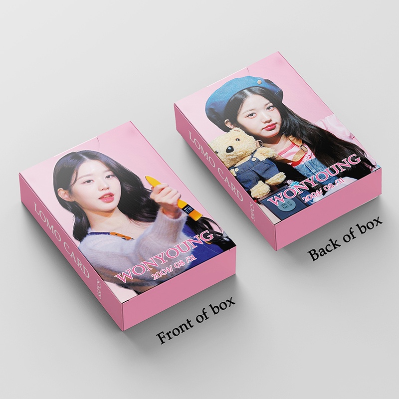 IVE WONYOUNG LOMO Card Set 55 Tấm Thẻ Ảnh Hình Nhóm Nhạc KPOP