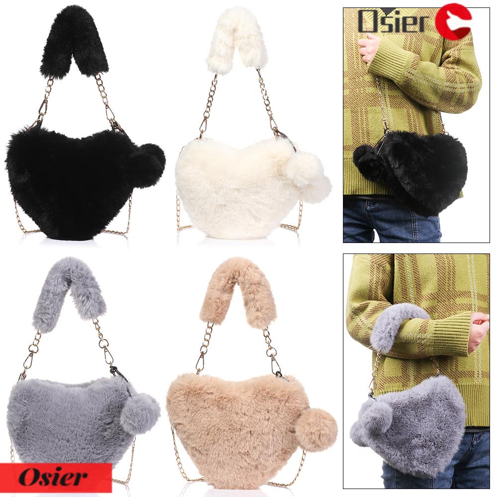 Túi Đeo Chéo Vai Họa Tiết Trái Tim Kích Thước Lớn 1 Dành Cho Nữ