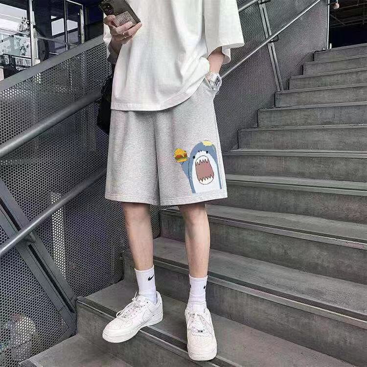 Quần Short Thể Thao Dáng Rộng In Họa Tiết Hoạt Hình Thời Trang Mùa Hè Cho Nam