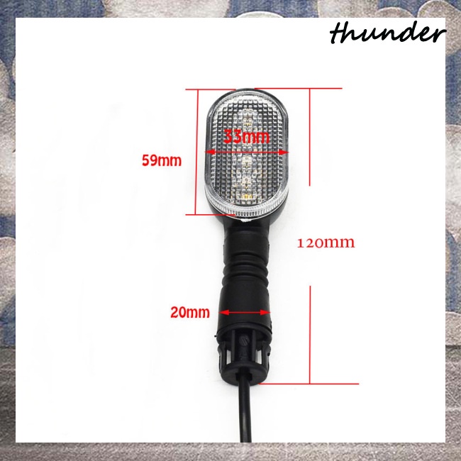 1 Cặp Đèn Tín Hiệu Xi Nhan 36-72v Cho Xe Máy