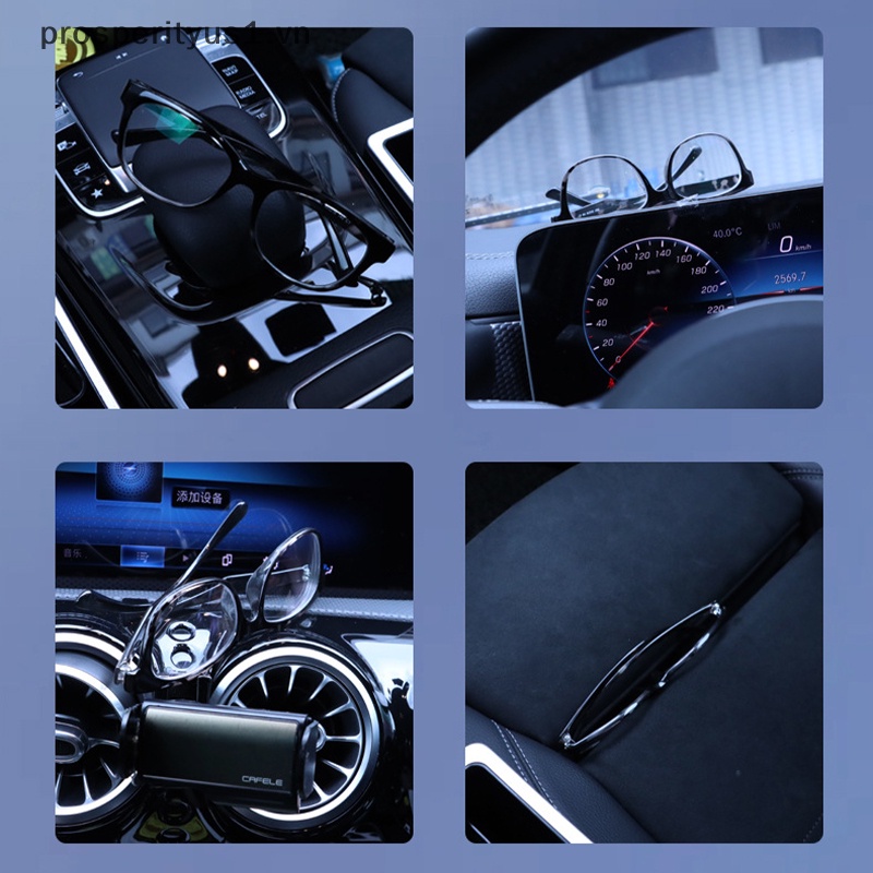 [prosperityus1] Giá Đỡ Kính Râm / Vé Xe Hơi Bằng Kim Loại Dạng Kẹp [VN]