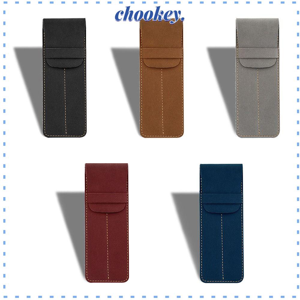 CHOOKEY Set 2 Túi Da Đựng Bút Tiện Lợi Xinh Xắn