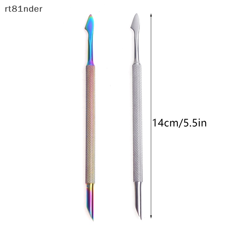 Rt Dụng Cụ Làm Móng Hai Đầu Bằng Thép Không Gỉ