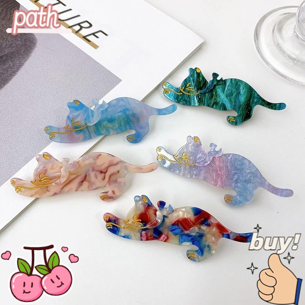 Bộ 2 Kẹp Tóc Hình Mèo Dễ Thương Cho Bạn Gái