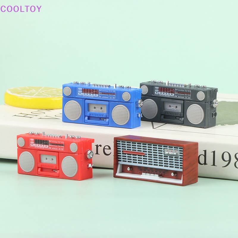 Radio Đồ Chơi Mini Tỷ Lệ 1: 12 Trang Trí Nhà Búp Bê