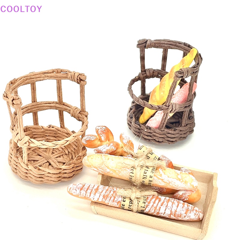 Giỏ Đựng Bánh Mì / Rau Củ Quả 1: 12 Độc Đáo Trang Trí Nhà Búp Bê