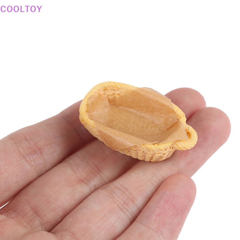 1 Set Giỏ Bánh Mì Sandwich Tỉ Lệ 1: 12 Trang Trí Nhà Búp Bê