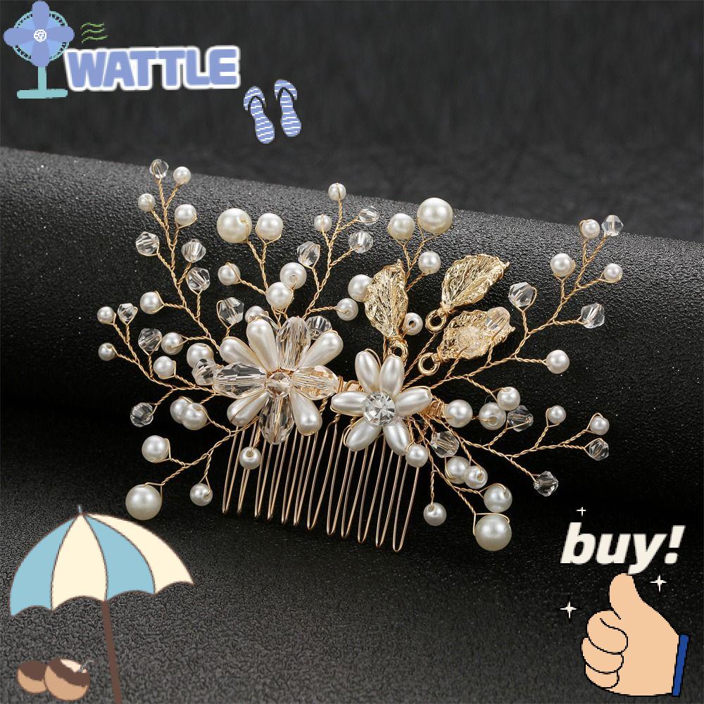 Lược Cài Tóc Trang Trí Đám Cưới Xinh XắnVương Miện Đội Đầu Cho Cô Dâu