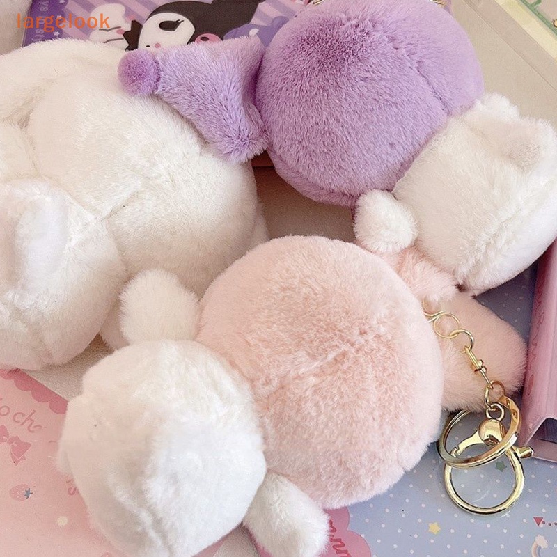 Móc Khóa Hình Búp Bê Thỏ Nhồi Bông Kuromi Melody Cinnamoroll Dễ Thương